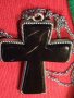 ГОЛЯМ АРТ КРЪСТ МАСИВЕН - ФЕШЪН КОЛИЕ с ВЕРИЖКА 17148, снимка 2