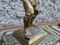 Антикварни Бронзови Свещници Фокусник Франция- (1930-1940г), снимка 10
