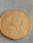 Монета 50 пенса 2017г. Англия Елизабет втора BENJAMIN BUNNY 49558, снимка 6