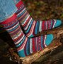 Перуански чорапи от вълна на алпака различни цветове