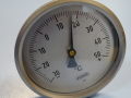 биметален термометър JUMO immersion thermometer ф100mm, -30/+50°C, L-100mm, снимка 2