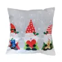 547 Коледна декоративна калъфка за възглавница Дядо Коледа 43x43cm, снимка 4