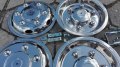 Хромирани тасове за бусове 16 цола двойни гуми Iveco Sprinter Ford, снимка 2