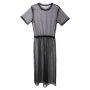 Черна прозрачна туника-рокля от тюл 3613