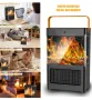 Анимирана камина 3D "танцуващ пламък" с енергиен Клас А керамичен тих нагревател с вентилатор 2200 W, снимка 8