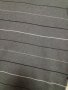 УНИКАЛЕН мъжки пуловер с остро деколте - сив на ситно райе, снимка 5
