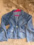 Дънково синьо сако XL размер еластичен деним , снимка 4