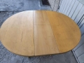 Кухненска маса разтегателна с диаметър 101 см. – масив, снимка 9