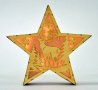Светеща звезда с еленче, снимка 1 - Декорация за дома - 43411052
