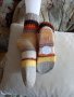 Ръчно плетени дамски чорапи размер 37, снимка 1 - Дамски чорапи - 39693234