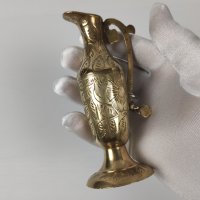 Мини бронзова каничка, снимка 7 - Антикварни и старинни предмети - 43885208