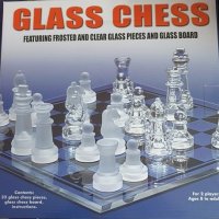 Шах със стъклени фигури, снимка 5 - Шах и табла - 28017343