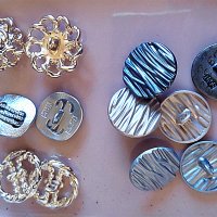 Луксозни метални копчета, снимка 2 - Други - 34589145