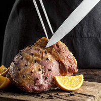 НОВ! Комплект нож и вилица за месо 34 см, снимка 3 - Прибори за хранене, готвене и сервиране - 28281554