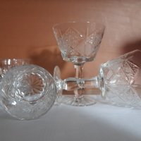 Кристални чаши, снимка 4 - Чаши - 36865287