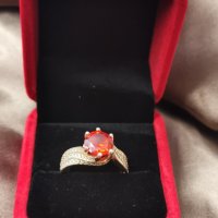 Луксозен пръстен с мойсенит, снимка 3 - Пръстени - 43710539