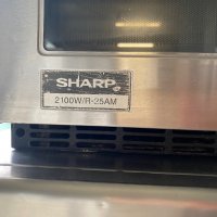 Професионална микровълнова печка Sharp R-25AM, снимка 3 - Обзавеждане на кухня - 40097446