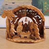 Дърворезба ,,Раждането на Исус Христос,,, снимка 1 - Антикварни и старинни предмети - 43390650