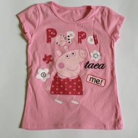 Тениска Peppa Pig - 104,110,116,122 см., снимка 1 - Детски тениски и потници - 28981045