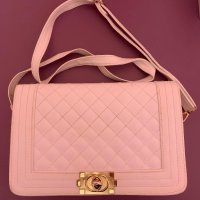 Светло розова дамска чанта, снимка 1 - Чанти - 43023818