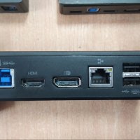 Докинг станция Lenovo ThinkPad USB 3.0 Ultra Dock 40A8 + Гаранция, снимка 3 - Части за лаптопи - 38714545