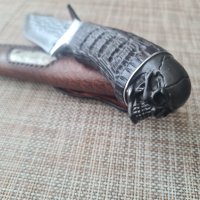 Нож от дамаска стомана , снимка 7 - Ножове - 43695377