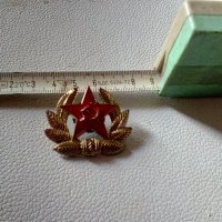 Кокарда СССР знак на винт оригинал, снимка 1 - Антикварни и старинни предмети - 32575081
