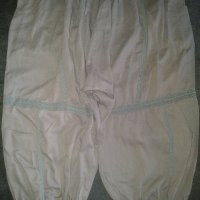 Памучни декорирани потурки "Cream" , снимка 2 - Къси панталони и бермуди - 26332258