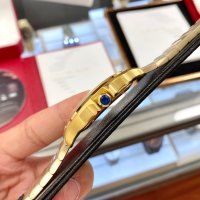 Мъжки часовник Cartier Santos de Cartier Gold с автоматичен механизъм, снимка 8 - Мъжки - 43515507