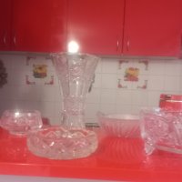 Кристална купичка,вази и др, снимка 1 - Други - 39186230