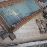 Стара дървена рамка , снимка 3 - Антикварни и старинни предмети - 43136154