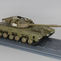 Танк Т-64Б 1976 - мащаб 1:43 на DeAgostini моделът е нов в блистер, снимка 3 - Колекции - 43966570