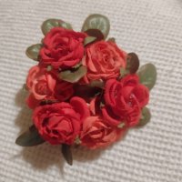 Венче за свещник "Розички" 💥, снимка 2 - Изкуствени цветя - 37463349