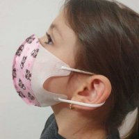 Детска антибактериална предпазна маска за лице с висока защита KN95 FFP2, снимка 1 - Други - 28460647