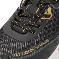 EA7 EMPORIO ARMANI № 41/42 🍊 Мъжки спортни обувки с лого "BLACK & GOLD" нови с кутия, снимка 2 - Кецове - 43774642