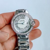 Луксозен дамски ръчен часовник CARTIER. Часовник подарък за жена. Ръчен водоустойчив часовник., снимка 6 - Дамски - 31096005