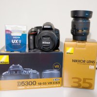 Фотоапарат NIKON D5300 18-55 VR II Kit, снимка 4 - Фотоапарати - 43975884