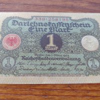 Стара банкнота - Германия - 1 марка 1920 година - 23606, снимка 4 - Нумизматика и бонистика - 33373542