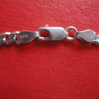 Невероятна сребърна верижка ланец 925 , снимка 5 - Колиета, медальони, синджири - 39941188