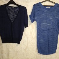 Мрежести и прозразни маркови блузки и жилетки/ от S до XL, снимка 2 - Жилетки - 27704328
