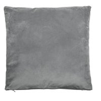 Възглавница, Кадифени фигури, сива, 45x45 см, снимка 2 - Възглавници - 43845557
