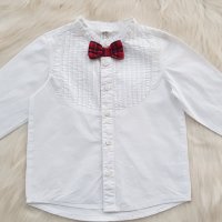 Детска риза с папионка H&M 9-12 месеца , снимка 3 - Бебешки блузки - 43058556