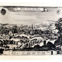 Историческият градски пейзаж на ГДР фото платно 34 х 26,5 см, снимка 5 - Енциклопедии, справочници - 43802440