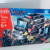 Лего конструктор⭐️GUDI⭐️Livin’City Police 👮‍♀️ 263 части, снимка 1 - Конструктори - 43269822