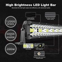 Диоден  9D LED BAR Лед бар 56cм 390W, снимка 7 - Аксесоари и консумативи - 40662936