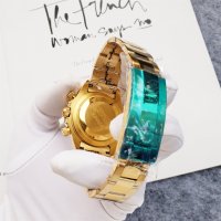 Mъжки часовник Rolex Daytona Cosmograph Rainbow Gold с автоматичен механизъм, снимка 6 - Мъжки - 38212519