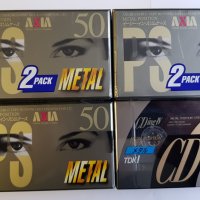 TDK , AXIA аудиокасети метални японски, снимка 1 - Аудио касети - 40218116