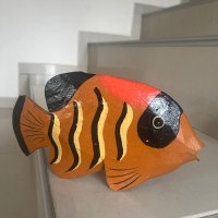 Дървени риби риба декорация статуетки, снимка 3 - Статуетки - 43524735