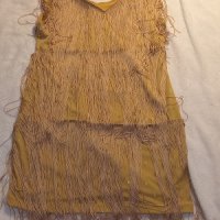 рокля с ресни и две презрамки , снимка 1 - Рокли - 40229914
