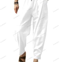 Ежедневни мъжки свободни панталони с шнур, 7цвята, снимка 7 - Панталони - 44054028